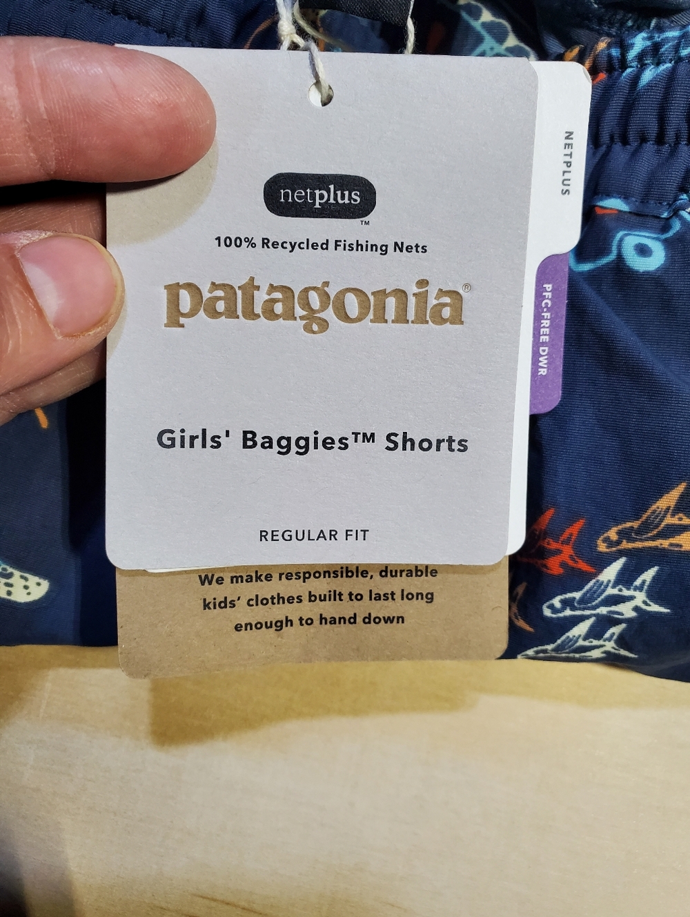 Patagonia Girls Baggies Shorts - Picture 5 of 12